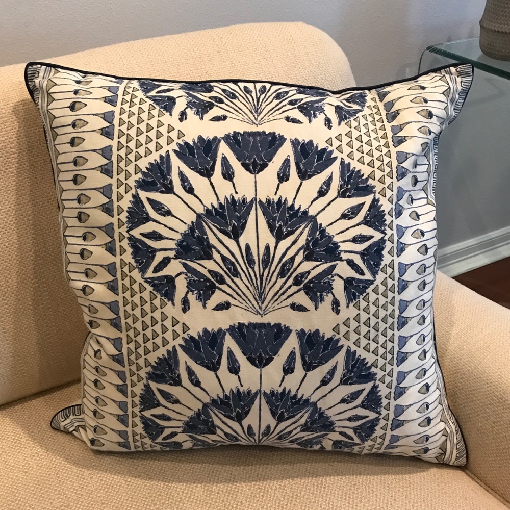 Schumacher Euro Pillow with Down Insert NWT